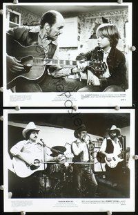 3y859 TENDER MERCIES 2 8x10 stills '83 Robert Duvall plays guitar w/Allan Hubbard & sings w/band!