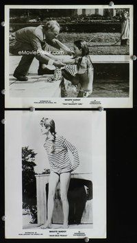 3y865 THAT NAUGHTY GIRL 2 8x10 movie stills '56 great images of young sexy Brigitte Bardot!