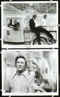 3y871 THUNDERBOLT & LIGHTFOOT 2 8x10 movie stills '74 Clint Eastwood images w/Jeff Bridges in drag!