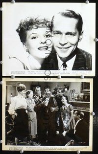 3y885 TRUE TO LIFE 2 8x10 movie stills '43 handsome Franchot Tone & pretty Mary Martin w/cast!