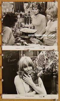 3y900 UP THE JUNCTION 2 7.5x9.5 movie stills '68 great image of Suzy Kendall in pregnancy drama!
