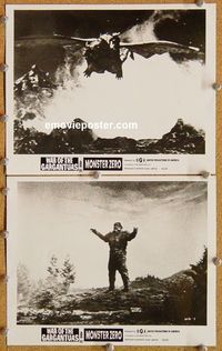 3y928 WAR OF THE GARGANTUAS/GODZILLA VS. MONSTER ZERO 2 8x10 movie stills '66 great monster images!