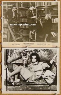 3y948 WHAT'S NEW PUSSYCAT 2 8x10 stills '65 Woody Allen, two great images of sexy Romy Schneider!