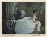 3y036 CAT ON A HOT TIN ROOF Eng/US color 8x10 #12 '58 Paul Newman eyes half-dressed Liz Taylor!