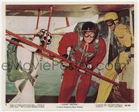 3y084 GYPSY MOTHS Eng/US color 8x10 still #2 '69 close up of sky divers about to jump from airplane!