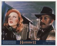 3y085 HAMMETT color 8x10 still #1 '82 Frederic Forrest & Marilu Henner, directed by Wim Wenders!