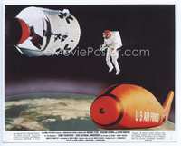 3y112 MAROONED color 8x10 #7 '69 special effects image of astronaut in space with Earth in view!
