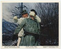 3y197 WHERE EAGLES DARE Eng/US color 8x10 still #1 '68 Clint Eastwood attacks soldier from behind!