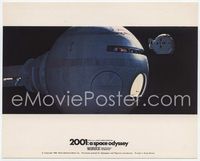 3y007 2001: A SPACE ODYSSEY English FOH LC '68 Stanley Kubrick, cool image of ship & pod in space!