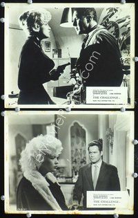 3y508 IT TAKES A THIEF 2 English FOH lobby cards '60 great movie stills of sexy Jayne Mansfield!