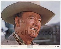 3y023 BIG JAKE 8x10 mini movie lobby card #1 '71 great super close up of John Wayne in cowboy hat!
