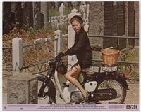 3y113 ME NATALIE 8x10 mini LC #6 '69 cool image of Patty Duke in mourning outfit on motorcycle!