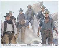 3y116 MONTE WALSH 8x10 mini movie lobby card #4 '70 Lee Marvin, Jack Palance & four other cowboys!