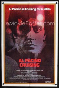 3z188 CRUISING int'l 1SH poster '80 William Friedkin, undercover cop Al Pacino pretends to be gay!