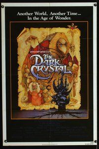 3z203 DARK CRYSTAL one-sheet movie poster '82 Jim Henson & Frank Oz, Richard Amsel fantasy art!