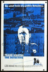 3z218 DETECTIVE one-sheet movie poster '68 Frank Sinatra as gritty New York City cop, cool image!