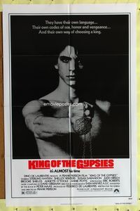 3z559 KING OF THE GYPSIES one-sheet poster '78 1st Eric Roberts, Sterling Hayden, Shelley Winters
