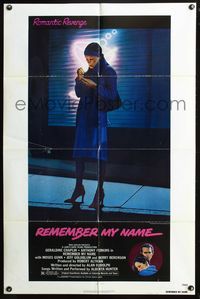 3z759 REMEMBER MY NAME one-sheet '78 Alan Rudolph, Anthony Perkins, Geraldine Chaplin, Jeff Goldblum