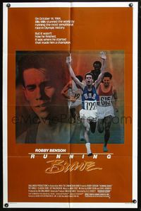 3z778 RUNNING BRAVE one-sheet poster '83 Robby Benson as Native American Indian Olympic runner!