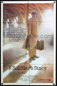3z836 SOLDIER'S STORY one-sheet movie poster '84 Howard Rollins, Howard E. Rollins, World War II