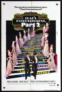 3z899 THAT'S ENTERTAINMENT PART 2 style B one-sheet '75 Fred Astaire, Gene Kelly & many MGM greats!