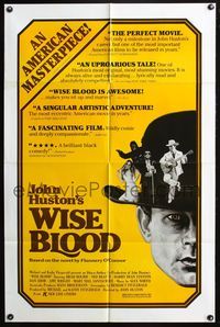 3z983 WISE BLOOD one-sheet poster '79 John Huston, Brad Dourif, Ned Beatty, Harry Dean Stanton!