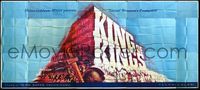 4a007 KING OF KINGS 24sheet poster '61 Nicholas Ray Biblical epic, Jeffrey Hunter as Jesus!
