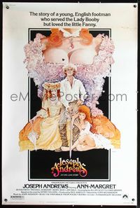 4a337 JOSEPH ANDREWS 40x60 poster '77 sexiest artwork of Ann-Margret & Peter Finch by Ted CoConis!