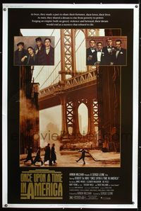 4a352 ONCE UPON A TIME IN AMERICA 40x60 movie poster '84 Sergio Leone, Robert De Niro, James Woods