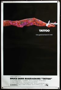 4a377 TATTOO 40x60 poster '81 Bruce Dern, every great love leaves its mark, cool body art image!