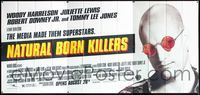 4a021 NATURAL BORN KILLERS eight-sheet poster '94 Oliver Stone, Woody Harrelson, Juliette Lewis