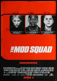 4a261 MOD SQUAD DS bus stop movie poster '99 criminals Claire Danes, Omar Epps & Giovanni Ribisi!