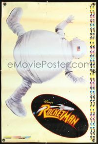 4a170 ROCKETMAN window cling poster '97 Disney, Harland Williams, great different astronaut image!