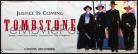 4a200 TOMBSTONE vinyl banner poster '93 Kurt Russell as Wyatt Earp, Val Kilmer as Doc Holliday!