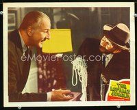 4b074 ASPHALT JUNGLE movie LC #7 '50 John Huston directed, Louis Calhern & Sam Jaffe w/pearls!