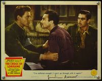 4b018 CROSS OF LORRAINE signed LC '44 by Gene Kelly & Jean Pierre Aumont, who are w/Richard Whorf!
