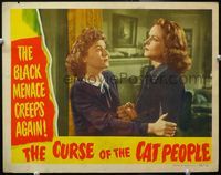 4b281 CURSE OF THE CAT PEOPLE LC '44 Val Lewton/Robert Wise classic, the black menace creeps again!