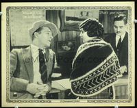 4b293 DICTATOR lobby card '22 close up of Wallace Reid trying to make time with pretty Lila Lee!