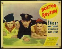 4b299 DOCTOR RHYTHM LC '38 great 3-shot portrait of Bing Crosby, Mary Carlisle & Beatrice Lillie!