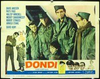 4b302 DONDI movie lobby card #8 '61 great image of David Janssen, cute little boy David Kory!