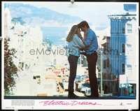 4b321 ELECTRIC DREAMS lobby card #3 '84 romantic close-up of Lenny von Dohlen & Virginia Madsen!