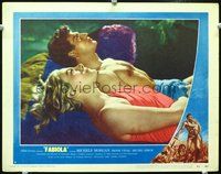 4b332 FABIOLA movie lobby card #7 '51 close-up of sexy Michelle Morgan, Italian!