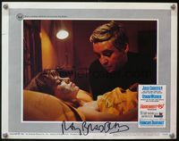 4b003 FAHRENHEIT 451 signed movie lobby card #2 '67 by Ray Bradbury, Julie Christie & Oskar Werner!