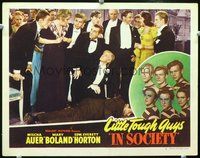 4b593 LITTLE TOUGH GUYS IN SOCIETY movie lobby card #3 R48 Mischa Auer, Edward Everett Horton!
