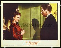 4b594 LIZZIE movie lobby card #4 '57 great image of sexy Eleanor Parker as female Jekyll & Hyde!