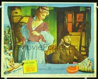 4b640 MOULIN ROUGE movie lobby card #6 '53 great image of Jose Ferrer as Toulouse-Lautrec!