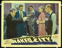 4b642 NAKED CITY movie lobby card #7 '47 Barry Fitzgerald, Arthur O'Connell!