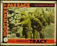 4b020 NORTHWEST PASSAGE signed LC '40 by Robert Young, who's with Spencer Tracy & Walter Brennan!