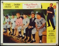 4b002 THAT TOUCH OF MINK signed LC #6 '62 by Doris Day & Yogi Berra, who are with Mantle & Maris!
