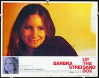4b930 UP THE SANDBOX movie lobby card #5 '73 close-up of smiling Barbra Streisand!